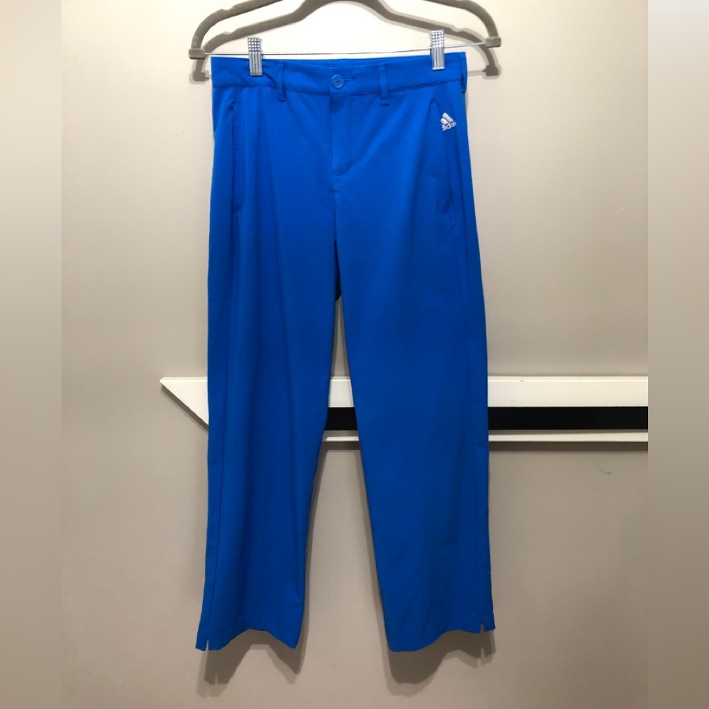 Adidas Boys Blue Slacks / Golf Pants, like new, size 11/12 youth
